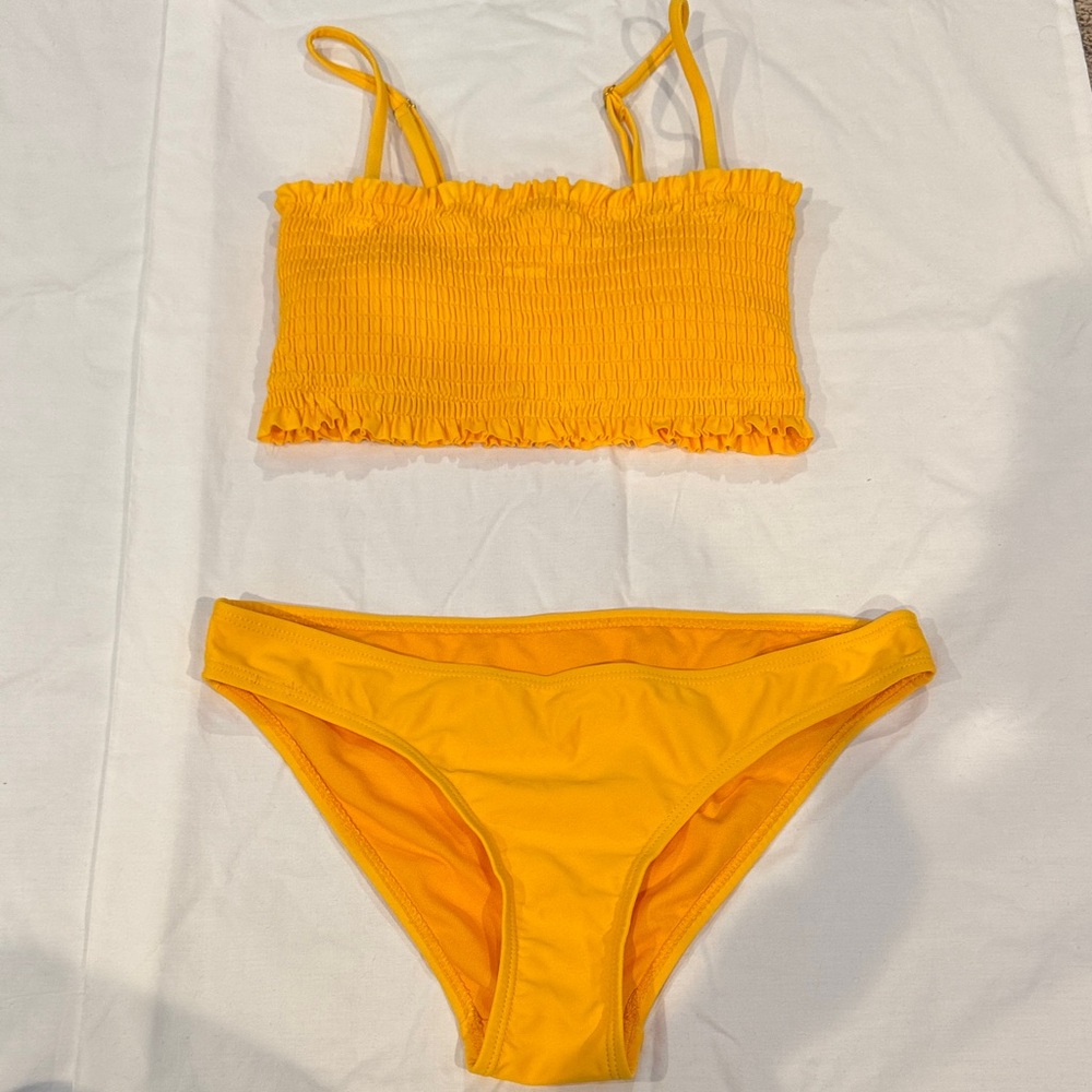 Cabana Del Sol Yellow Bikini Set